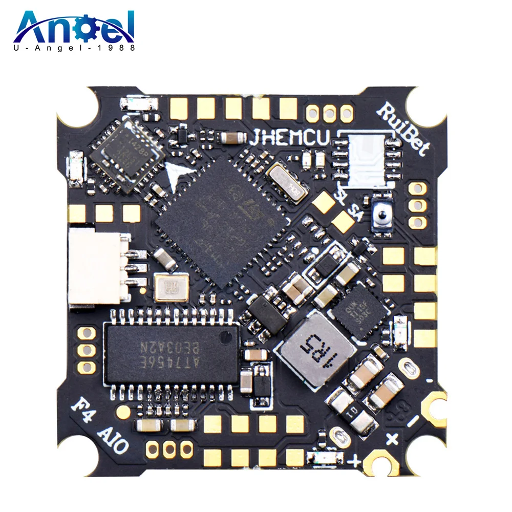 JHEMCU F4 AIO F411 Flight Controller BLHELIS 12A 4in1 ESC 1-2S 25.5X25.5mm for RC FPV Freestyle Tinywhoop Cinewhoop Drone
JHEMCU F4 AIO F411 Flight Controller BLHELIS 12A 4in1 ESC 1-2S 25.5X25.5mm for RC FPV Freestyle Tinywhoop Cinewhoop Drone