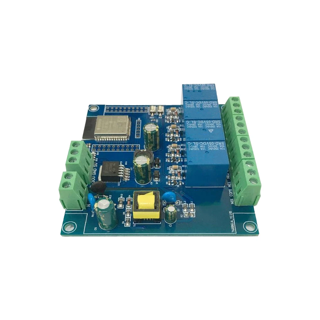 Four-way Electric Bluetooth-compatible Relay Control Switch Module Voltage Circuit Replacement Part Accessory Home
Four-way Electric Bluetooth-compatible Relay Control Switch Module Voltage Circuit Replacement Part Accessory Home