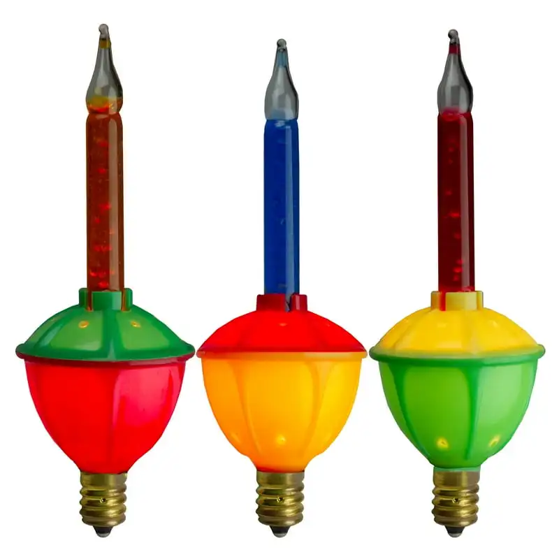 of 3 Multi-Color C7 Retro Bubble Light Replacement Christmas Bulbs Christmas decoration outdoor Inflables de navidad para exteri
of 3 Multi-Color C7 Retro Bubble Light Replacement Christmas Bulbs Christmas decoration outdoor Inflables de navidad para exteri