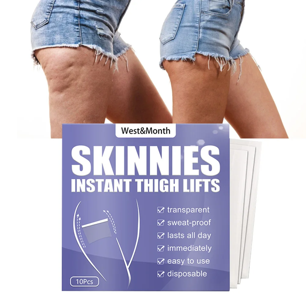 10Pcs Thigh Lift Instantly Firming Lifting Thigh Skin Flabby Sagging Skin Tightening Tape Invisible Anti Cellulite Leg Lift
10Pcs Thigh Lift Instantly Firming Lifting Thigh Skin Flabby Sagging Skin Tightening Tape Invisible Anti Cellulite Leg Lift