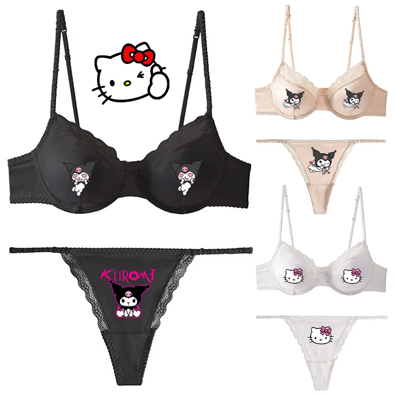 Anime Hello Kitty Underwear Set New European American Spicy Girls Sexy Women Bohemian Stretch Satin Lace Edge Bra Set Wholesale
Anime Hello Kitty Underwear Set New European American Spicy Girls Sexy Women Bohemian Stretch Satin Lace Edge Bra Set Wholesale