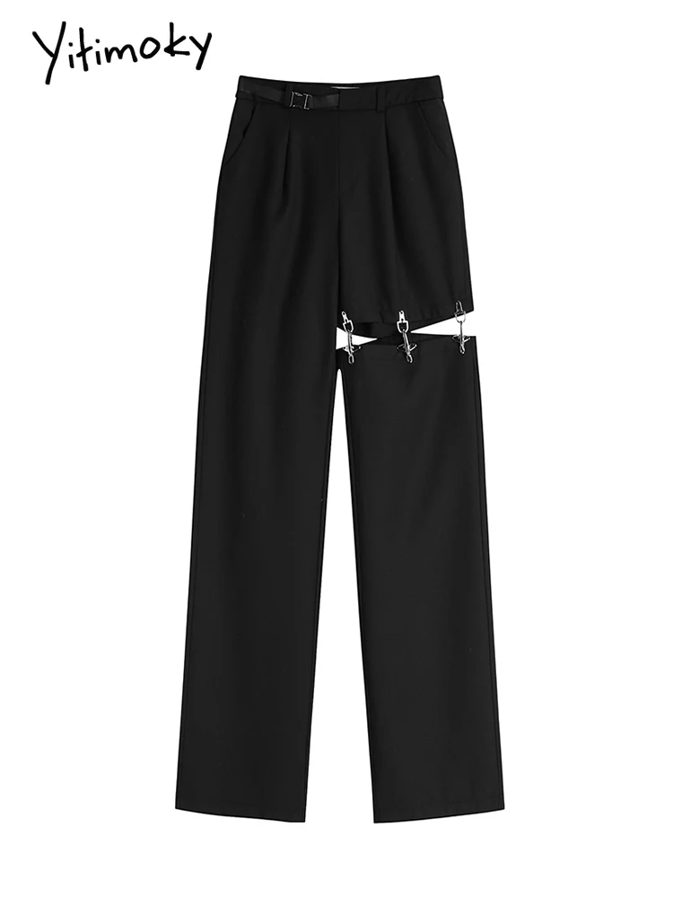 Yitimoky High Waist Hollow Out metal splicing Streetwear Vintage Quality Hip Hop Sashes Full Length Women Ladies Y2K flare pants
Yitimoky High Waist Hollow Out metal splicing Streetwear Vintage Quality Hip Hop Sashes Full Length Women Ladies Y2K flare pants