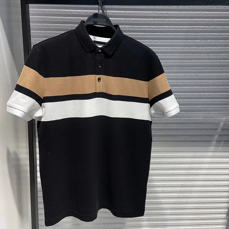 Men 2022 Summer Fashion Striped Polo Shirt Men Short Sleeve Lapel Tee Tops Male Casual Slim Fit Social Polos Streetwear A170
Men 2022 Summer Fashion Striped Polo Shirt Men Short Sleeve Lapel Tee Tops Male Casual Slim Fit Social Polos Streetwear A170