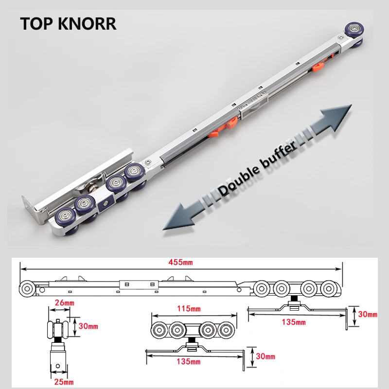 Two-way Buffer Pulley Sliding Door Sliding Door Hanging Wheel Track Kitchen Bedroom Toilet Up And Down Hanging Rail Accessories
Two-way Buffer Pulley Sliding Door Sliding Door Hanging Wheel Track Kitchen Bedroom Toilet Up And Down Hanging Rail Accessories