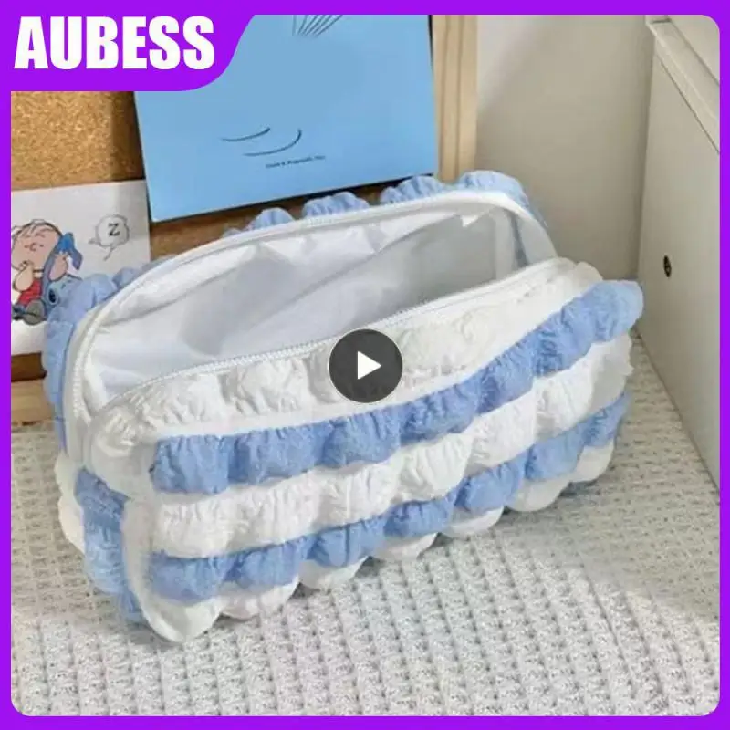 Ins Niche Style School Stationery Pencil Case Cosmetics Stationery Box For Girls Pencilcase Storage Bag Cream Puff Simple Zipper
Ins Niche Style School Stationery Pencil Case Cosmetics Stationery Box For Girls Pencilcase Storage Bag Cream Puff Simple Zipper
