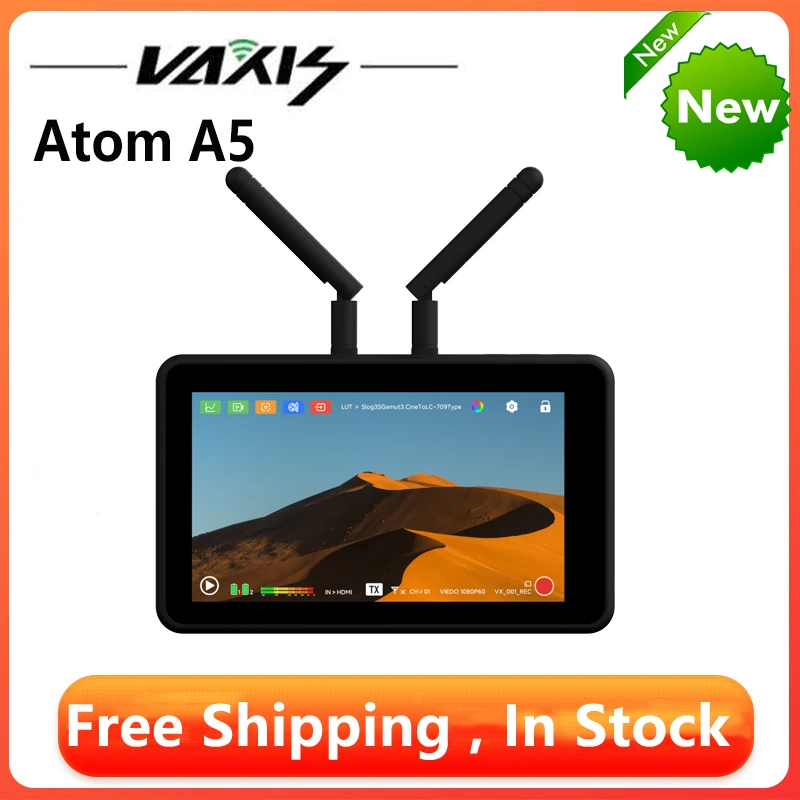 Vaxis Atom A5 TX & RX Wireless Monitor Integrated Wireless Video Transimittter System Image Transmitter Receiver update Atom A5H
Vaxis Atom A5 TX & RX Wireless Monitor Integrated Wireless Video Transimittter System Image Transmitter Receiver update Atom A5H