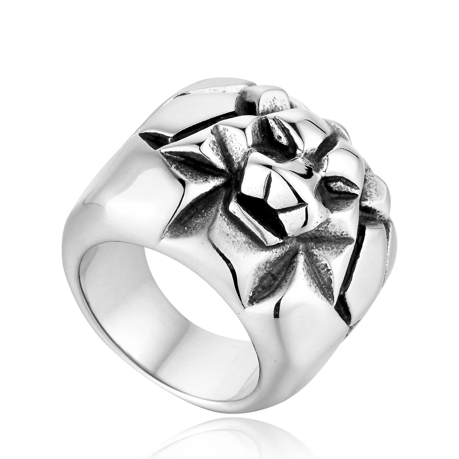 Punk Lion Men Stainless Steel Ring Vintage Gothic Party Promise Finger Rings Luxury Jewelry Valentine Gift
Punk Lion Men Stainless Steel Ring Vintage Gothic Party Promise Finger Rings Luxury Jewelry Valentine Gift