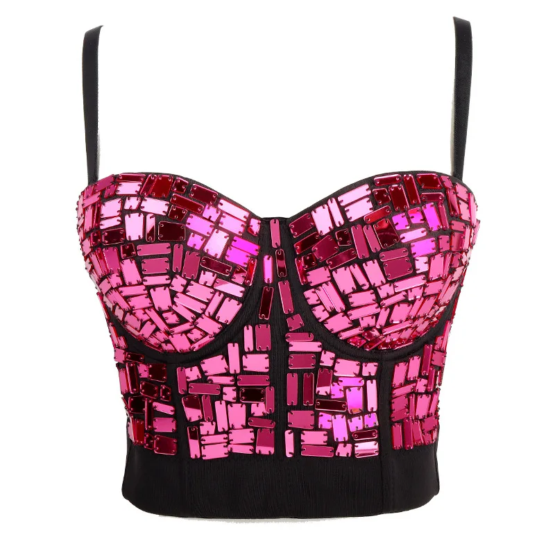 Gothic sexy Camisole Top Women Solid Fashion High Waist Slim Crop Top Woman Party Temperament Commute Bustier Female Vest Bra
Gothic sexy Camisole Top Women Solid Fashion High Waist Slim Crop Top Woman Party Temperament Commute Bustier Female Vest Bra