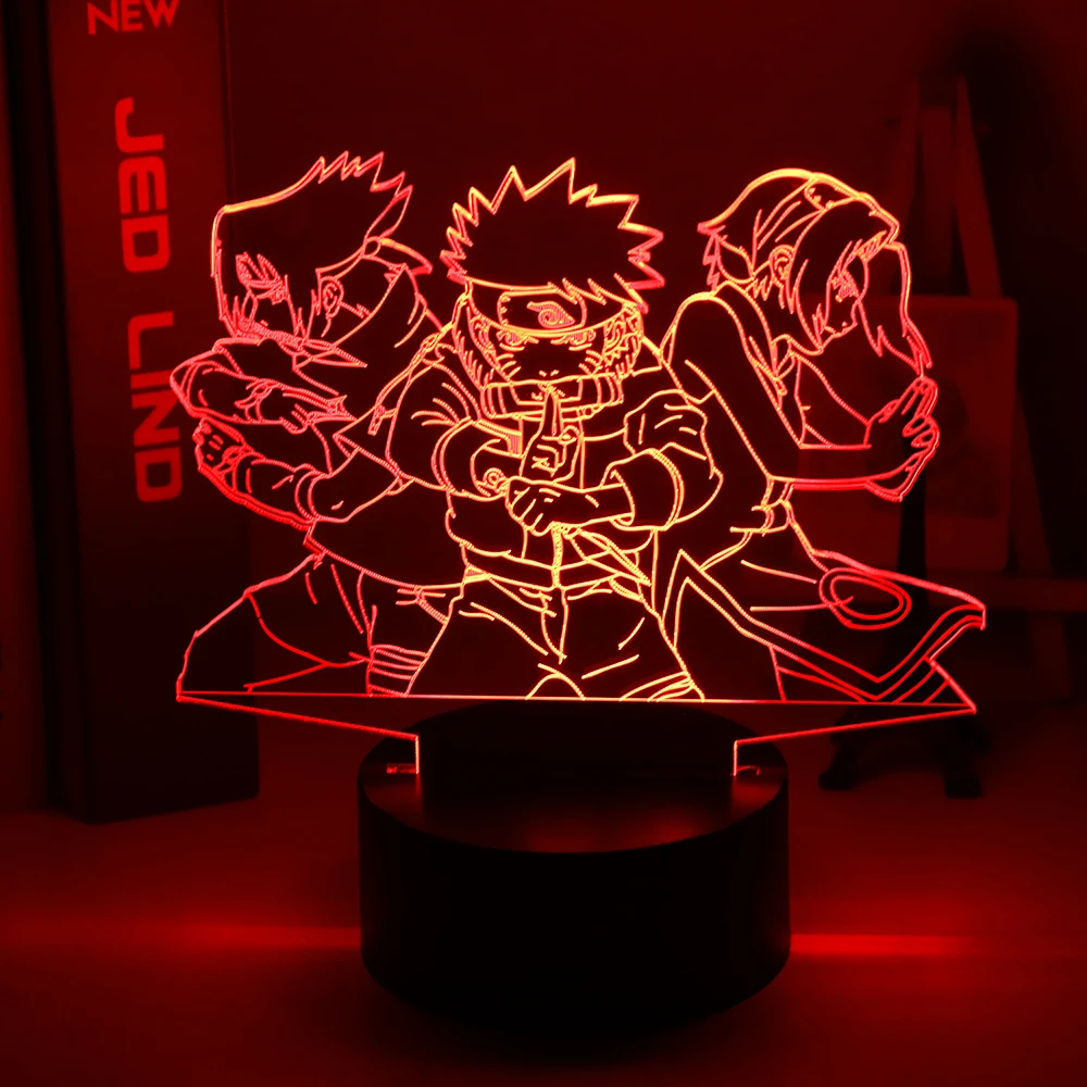Anime Naruto Itachi Uchiha 3D LED Night Light Uzumaki Sasuke Kakashi Hatake Kids Bedroom Decor Lnight Lamp Xmas Gift 
Anime Naruto Itachi Uchiha 3D LED Night Light Uzumaki Sasuke Kakashi Hatake Kids Bedroom Decor Lnight Lamp Xmas Gift