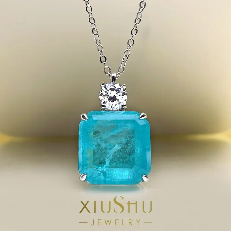 14 Carat Princess Square Necklace 925 Silver Fashion Simple Wedding Jewelry Popular in Europe and America
14 Carat Princess Square Necklace 925 Silver Fashion Simple Wedding Jewelry Popular in Europe and America