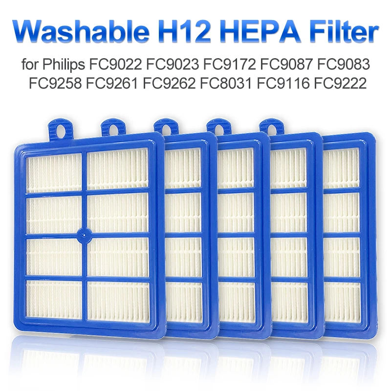 H12 H13 Hepa Filters for Philips FC9172 FC9087 FC9083 FC9258 FC9261 FC8031 for Electrolux Robot Vacuum Cleaner Parts
H12 H13 Hepa Filters for Philips FC9172 FC9087 FC9083 FC9258 FC9261 FC8031 for Electrolux Robot Vacuum Cleaner Parts