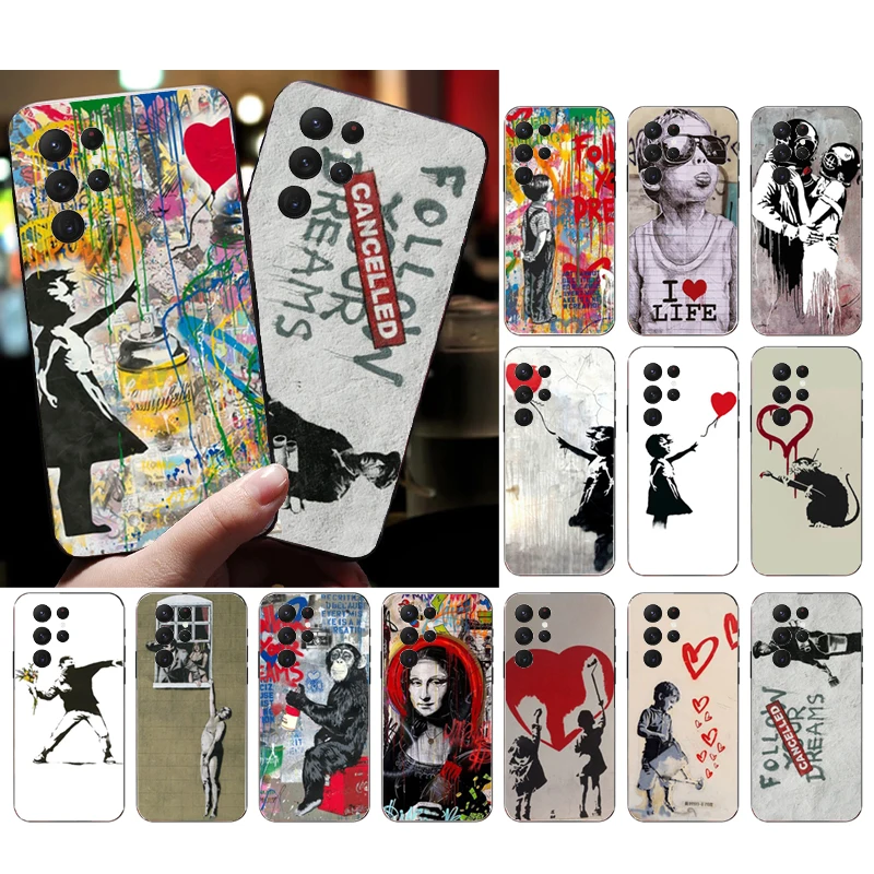 Phone Case for Samsung Galaxy S23 S22 S21 S20 Ultra S20 S22 S21 S10E S20FE Note 10Plus 20 Ultra Banksy Graffiti Art
Phone Case for Samsung Galaxy S23 S22 S21 S20 Ultra S20 S22 S21 S10E S20FE Note 10Plus 20 Ultra Banksy Graffiti Art