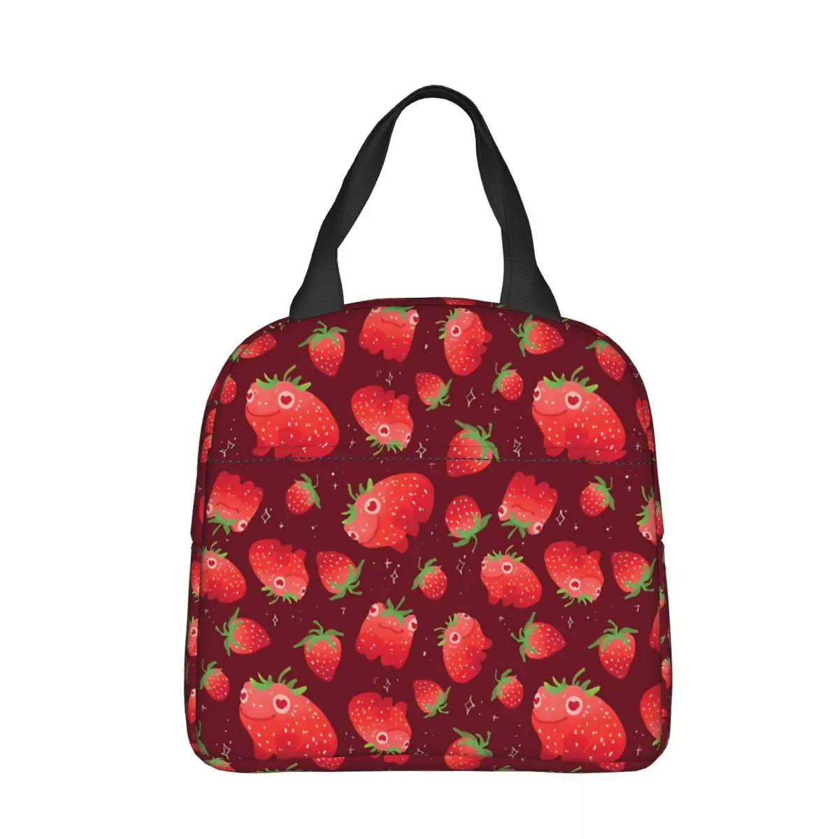 Strawberry Insulated lunch bag Frog Animal Women Kids Cooler Bag Thermal Portable Lunch Box Ice Pack Tote 
Strawberry Insulated lunch bag Frog Animal Women Kids Cooler Bag Thermal Portable Lunch Box Ice Pack Tote