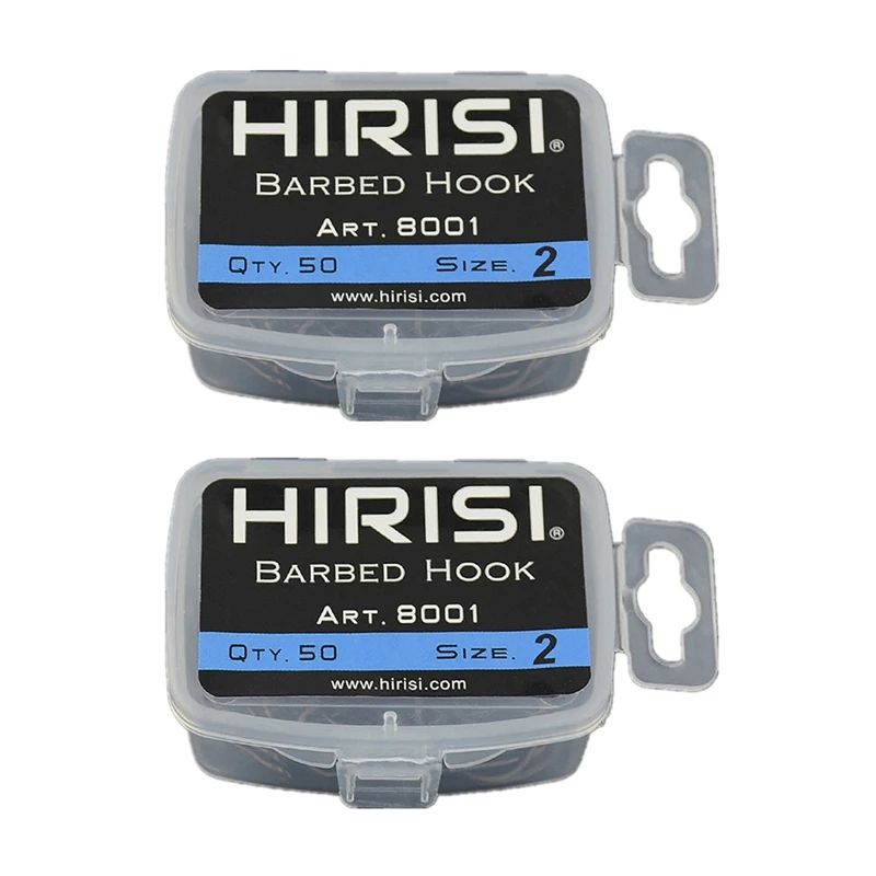 HIRISI 100 Pcs Barbed Coated Carp Fishing Hooks With Eye Design Made By Carbon Steel 8001 6 & 8001 8
HIRISI 100 Pcs Barbed Coated Carp Fishing Hooks With Eye Design Made By Carbon Steel 8001 6 & 8001 8