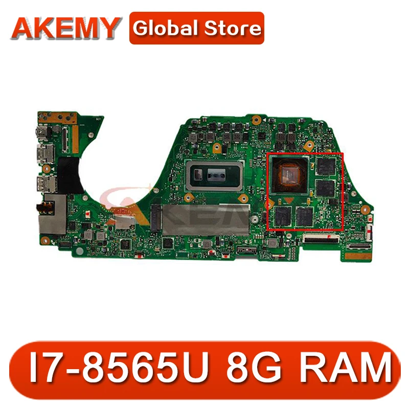 SAMXINNO UX562FD original mainboard For ASUS UX562F UX562FD laptop motherboard mainboard with I7-8565U CPU 8G RAM PM test ok
SAMXINNO UX562FD original mainboard For ASUS UX562F UX562FD laptop motherboard mainboard with I7-8565U CPU 8G RAM PM test ok