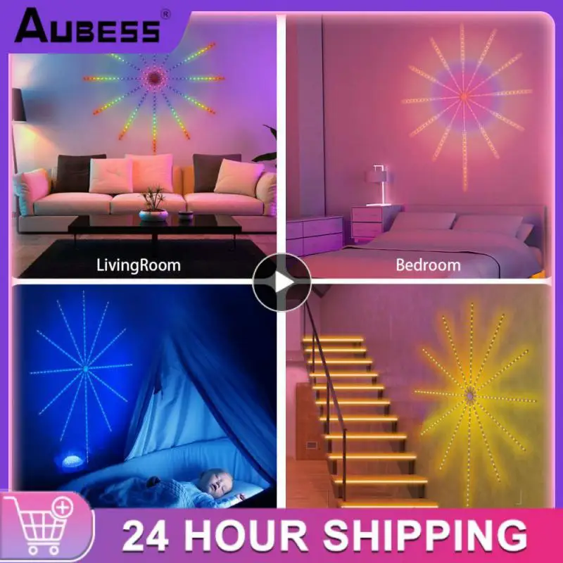 2/3/5PCS 5v Starburst Fairy Lights App Control Firework Effects Streamer Light Strips Music Function 24-key
2/3/5PCS 5v Starburst Fairy Lights App Control Firework Effects Streamer Light Strips Music Function 24-key