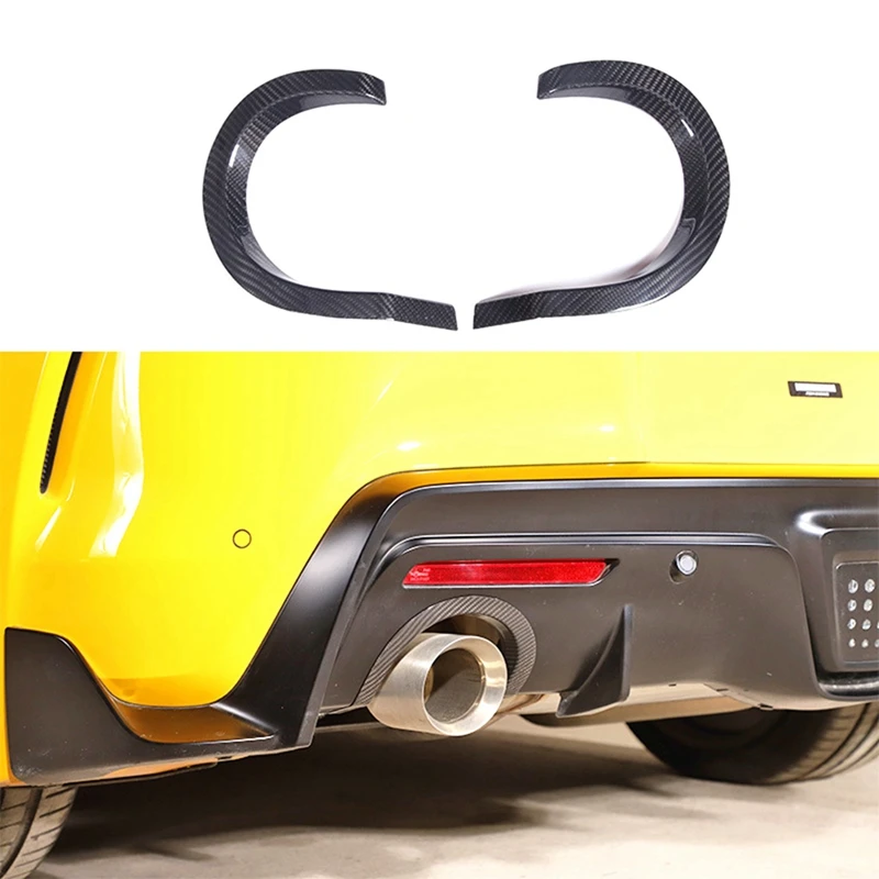 For Toyota Supra A90 2019-2022 Dry Carbon Fiber Car Tail Throat Exhaust Upper Frame Cover Trim Decorative Replacement
For Toyota Supra A90 2019-2022 Dry Carbon Fiber Car Tail Throat Exhaust Upper Frame Cover Trim Decorative Replacement