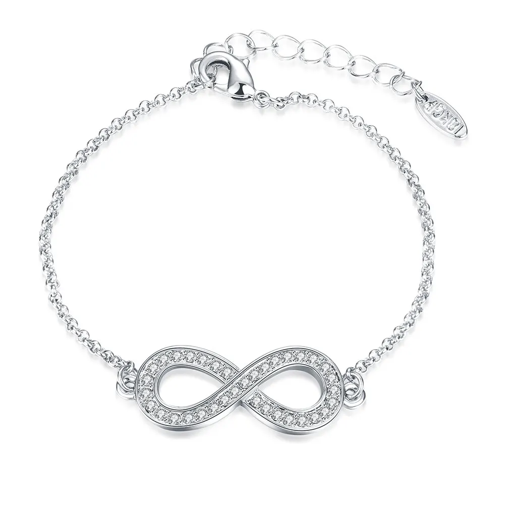 Trendy Bracelet for Women Plating Silver Cubic Zircon 8 Shape Light Luxury Fashion Jewelry Gift
Trendy Bracelet for Women Plating Silver Cubic Zircon 8 Shape Light Luxury Fashion Jewelry Gift