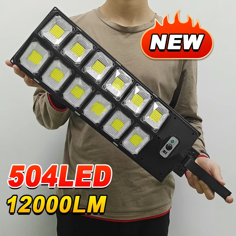 Super 504 Led 12000LM Солнечная светодиодная лампа Наружная солнечная лампа Водонепроницаемая солнечная садовая лампа Пульт дистанционного управл...
Super 504 Led 12000LM Солнечная светодиодная лампа Наружная солнечная лампа Водонепроницаемая солнечная садовая лампа Пульт дистанционного управл...