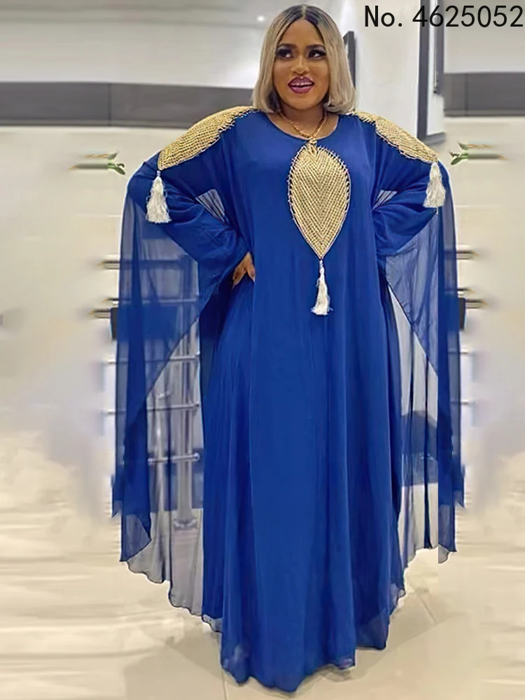 Африканские платья для женщин, традиционный шифон Boubou, 2 шт. в комплекте, вышитые блестки, кафтан, халат, мусульманские Абайи, мусульманская о...
Африканские платья для женщин, традиционный шифон Boubou, 2 шт. в комплекте, вышитые блестки, кафтан, халат, мусульманские Абайи, мусульманская о...