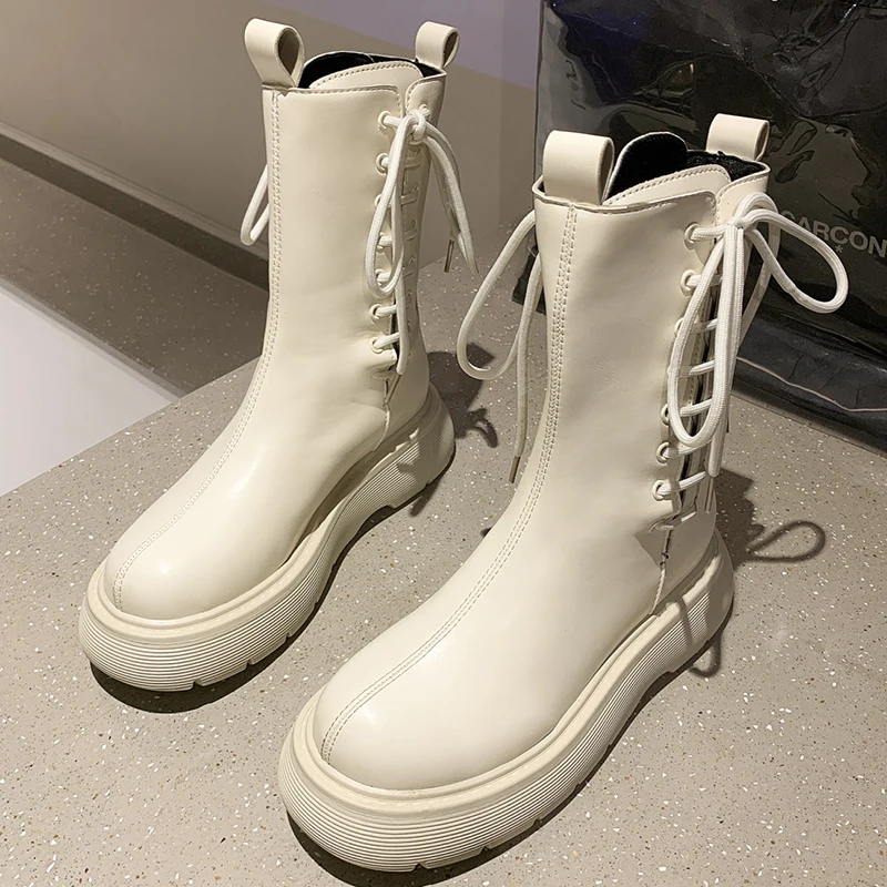 2022 Winter New Women's Ankle Short Motorcycle Boots Fashion Women's Round Toe Thick-soled Women's Boots Lace-up Shoes Women
2022 Winter New Women's Ankle Short Motorcycle Boots Fashion Women's Round Toe Thick-soled Women's Boots Lace-up Shoes Women