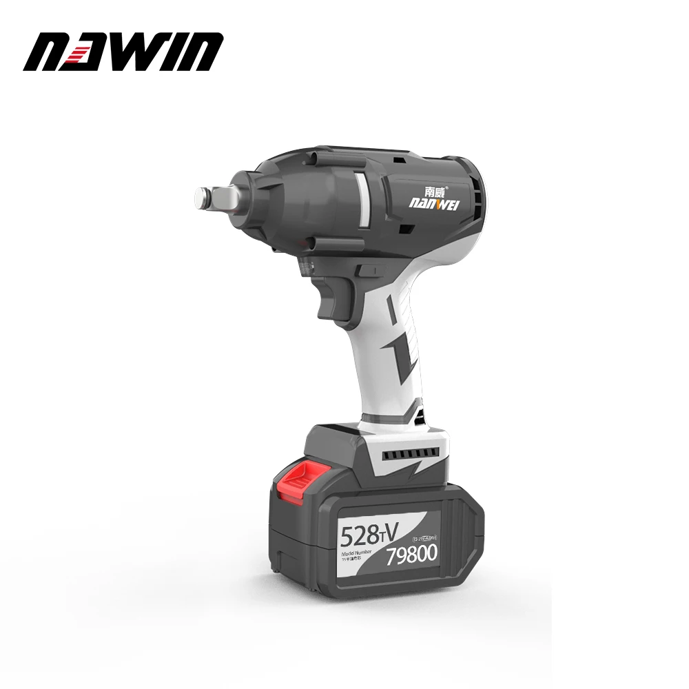 NANWEI 600N Super Torque Industrial Brushless Lithium Wrench Cordless Electric Wrench Easy Removal Of Car Tires
NANWEI 600N Super Torque Industrial Brushless Lithium Wrench Cordless Electric Wrench Easy Removal Of Car Tires