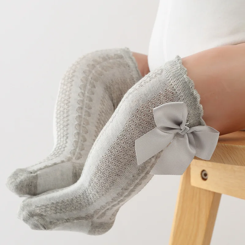 Summer Mesh Newborn Baby Long Socks Cute Bowknot Princess Baby Girls Knee High Socks Solid Color Breathable Newborn Sock
Summer Mesh Newborn Baby Long Socks Cute Bowknot Princess Baby Girls Knee High Socks Solid Color Breathable Newborn Sock