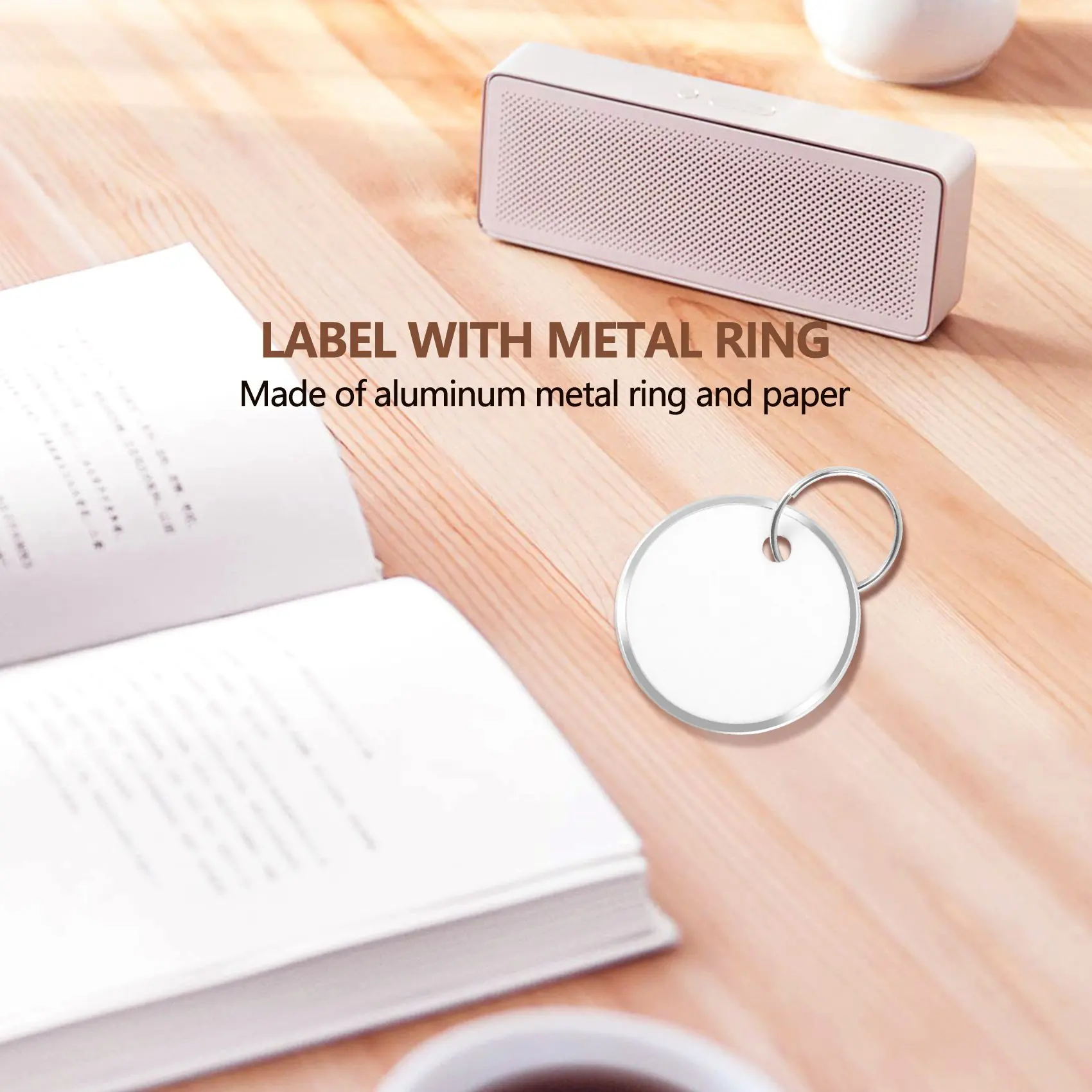 Metal Rim Tags Key Tags Round Paper Tags with Metal Rings White Label for Car Keys and Door Keys (100)
Metal Rim Tags Key Tags Round Paper Tags with Metal Rings White Label for Car Keys and Door Keys (100)