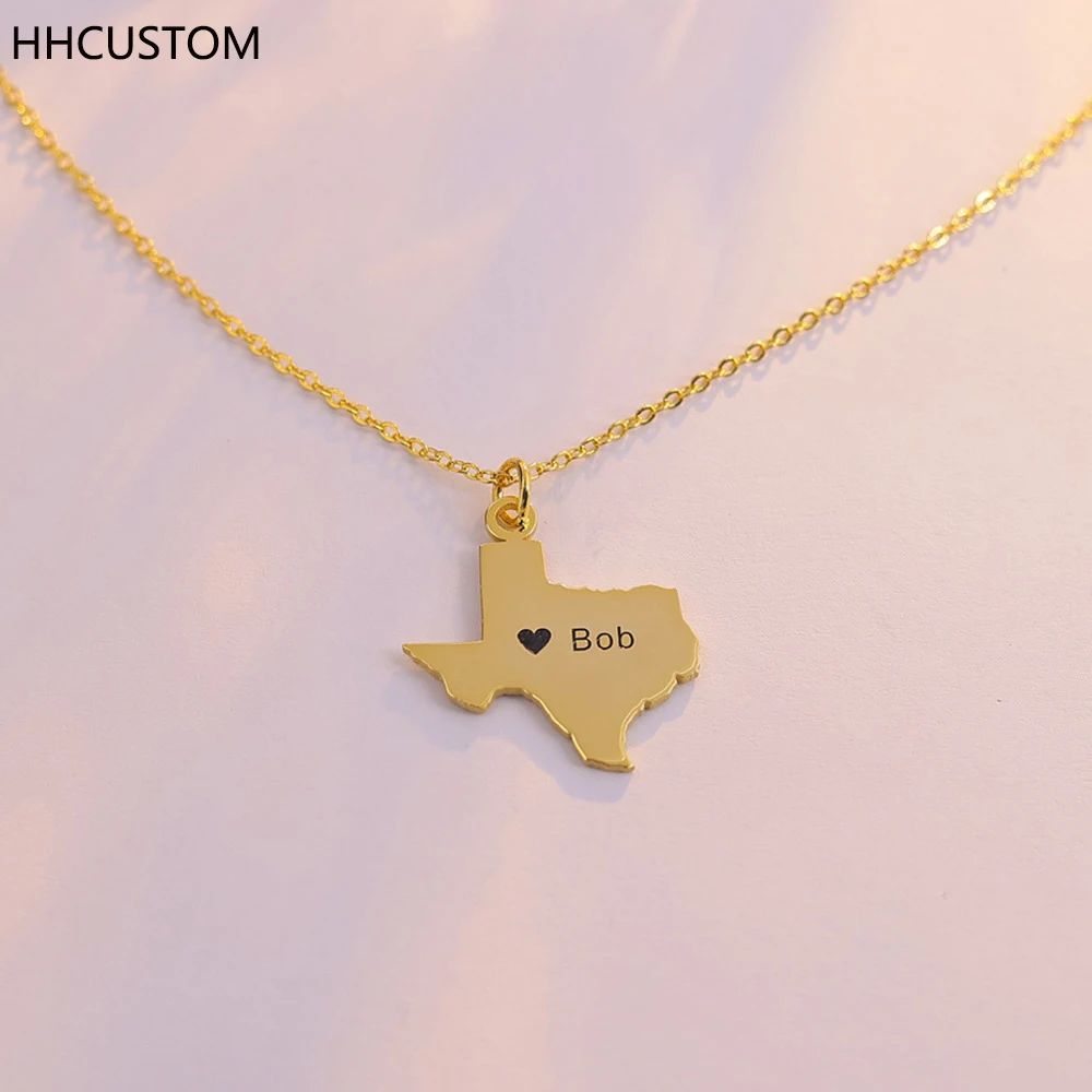 HHCUSTOM Custom Map Necklace Personality Stainless Steel Engraved Nameplate Pendant Jewelry For Women Unisex Anniversary Gift
HHCUSTOM Custom Map Necklace Personality Stainless Steel Engraved Nameplate Pendant Jewelry For Women Unisex Anniversary Gift