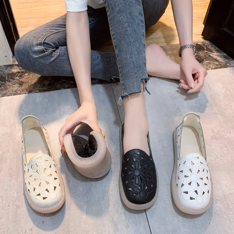 Korean Shoes Soft Female Footwear Casual Sneaker 2022 Nurse Driving New Summer Dress Solid Fretwork Buckle Strap Flat Floral Fas
Korean Shoes Soft Female Footwear Casual Sneaker 2022 Nurse Driving New Summer Dress Solid Fretwork Buckle Strap Flat Floral Fas