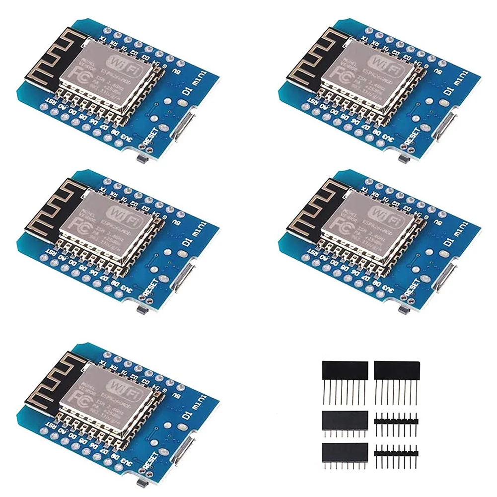 ESP8266 ESP-12 ESP-12F NodeMcu Mini D1 Module WeMos Lua 4M Bytes WLAN WiFi Development Compatible with WeMos Mini(5Pcs)
ESP8266 ESP-12 ESP-12F NodeMcu Mini D1 Module WeMos Lua 4M Bytes WLAN WiFi Development Compatible with WeMos Mini(5Pcs)