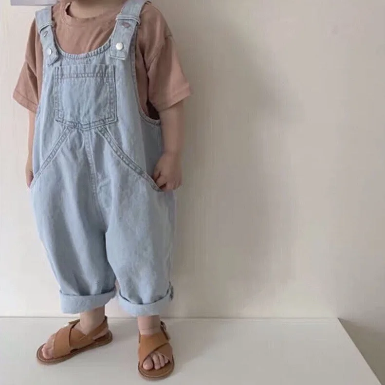Children Overalls Cotton Thin Denim Suspenders Pants Baby Boys Denim Pants Retro Casual Loose Girls Overalls Kids Jumpsuit
Children Overalls Cotton Thin Denim Suspenders Pants Baby Boys Denim Pants Retro Casual Loose Girls Overalls Kids Jumpsuit