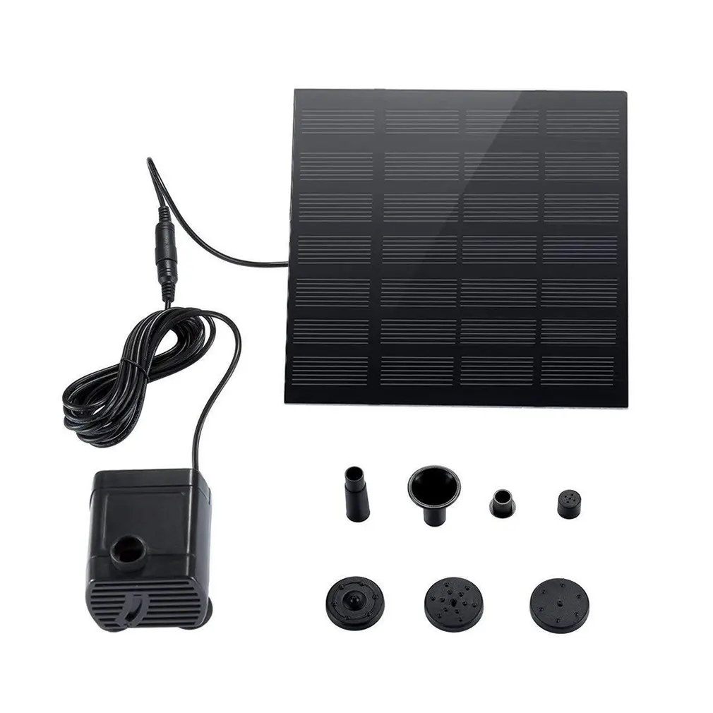 Solar Garden Fountain Pump Waterfalls Power Solar Bird Fountain Powered Water Pump Birdbath Fountain with 4 Nozzles
Solar Garden Fountain Pump Waterfalls Power Solar Bird Fountain Powered Water Pump Birdbath Fountain with 4 Nozzles