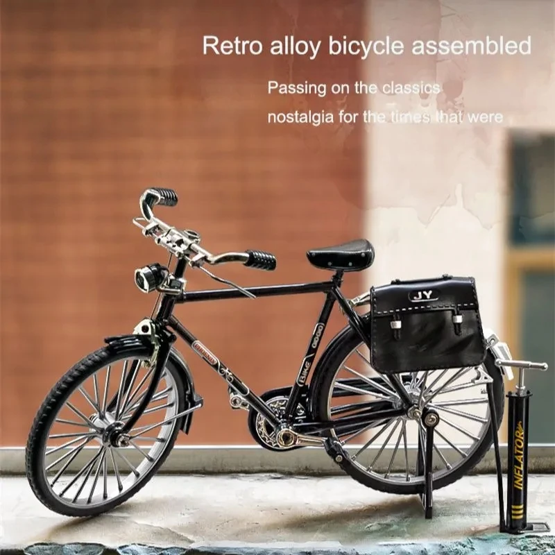 DIY Retro Bicycle Model Ornament Alloy Metal Mini Bike Sliding Assembled Version Collection Gifts Toys for Children Adult Boys
DIY Retro Bicycle Model Ornament Alloy Metal Mini Bike Sliding Assembled Version Collection Gifts Toys for Children Adult Boys
