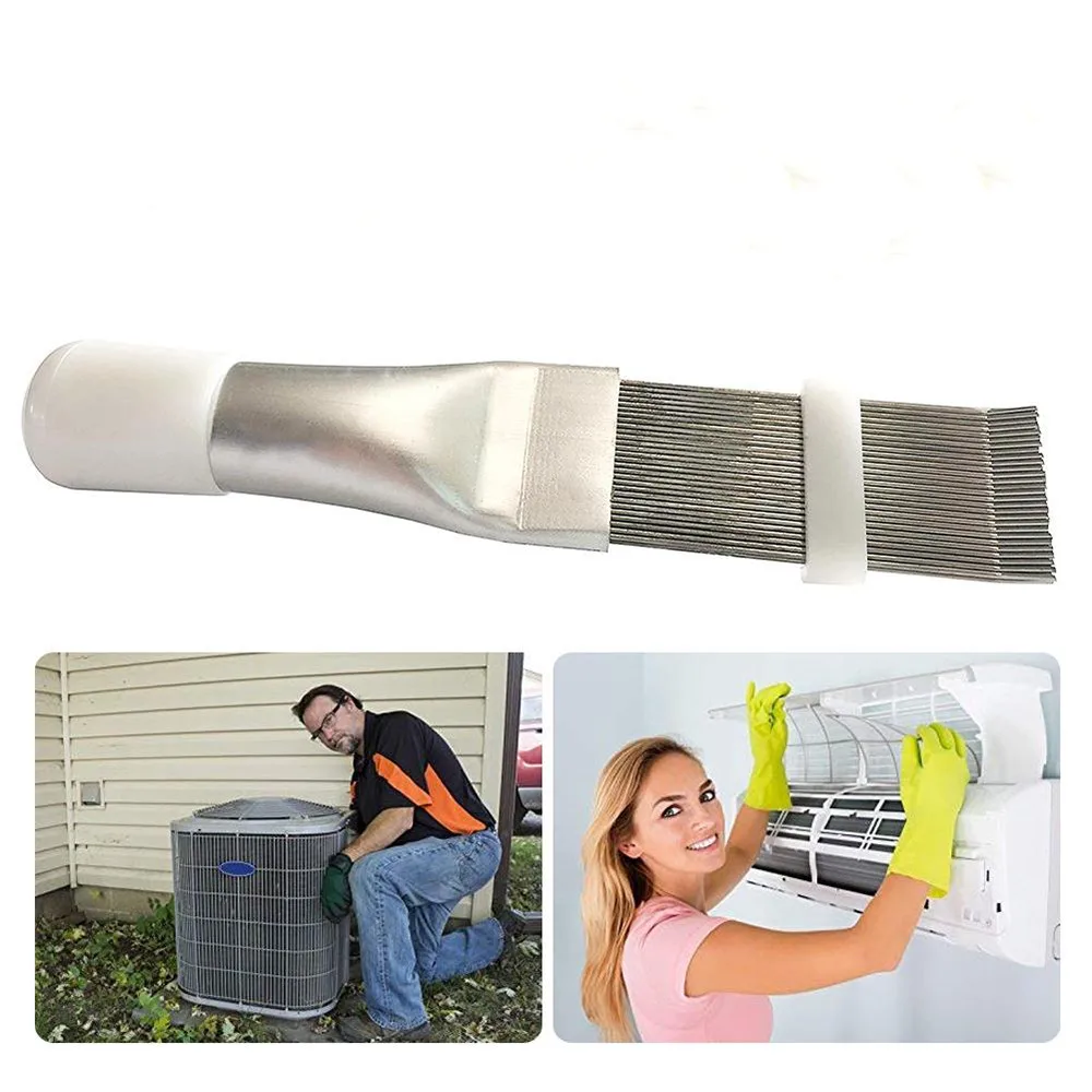 Stainless Steel Air Conditioner Fin Cleaning Comb Home Cleaning Tool Coil A/c Hvac Condenser Radiator Folding Brush Cleaner
Stainless Steel Air Conditioner Fin Cleaning Comb Home Cleaning Tool Coil A/c Hvac Condenser Radiator Folding Brush Cleaner