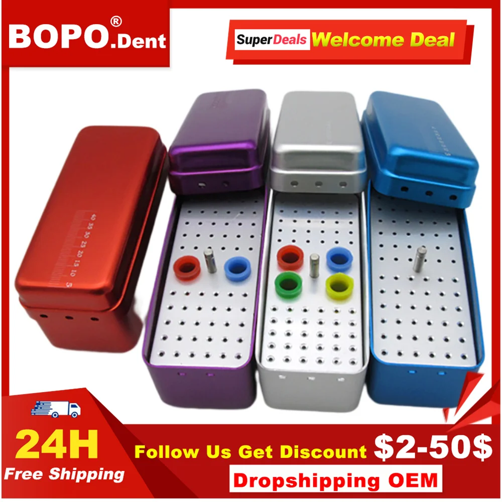 72 Holes Dental Sterilisation Box Dental Storage Boxes Autoclave Sterilizer Case Diamond Burs Holder for Endo Files Diamond Burs
72 Holes Dental Sterilisation Box Dental Storage Boxes Autoclave Sterilizer Case Diamond Burs Holder for Endo Files Diamond Burs