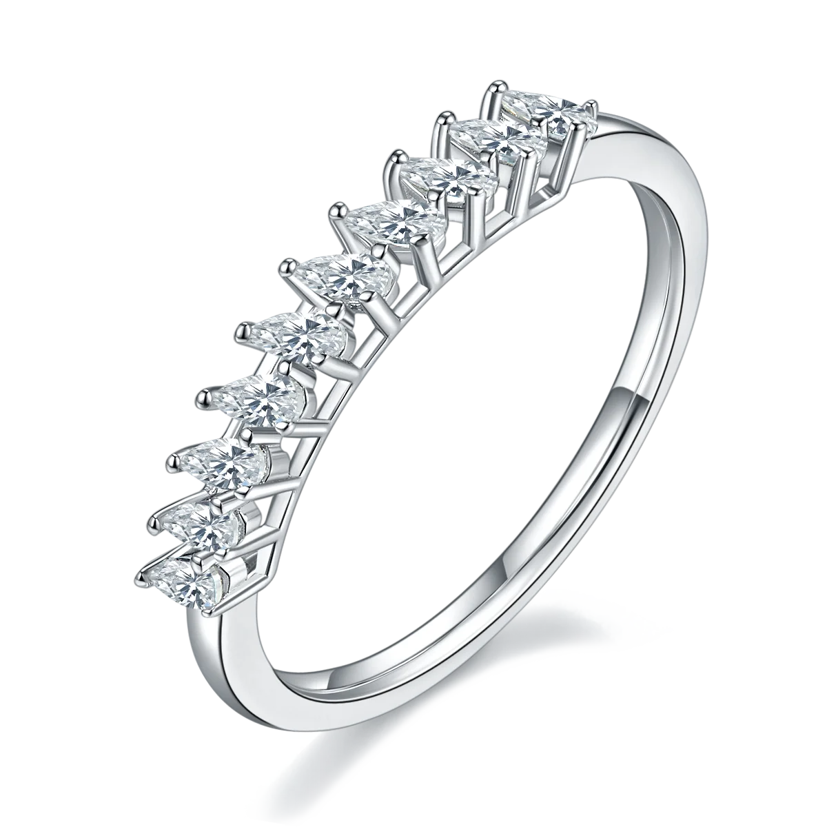 Women Pear Cut Diamond Promise Ring 925 Sterling Silver Jewelry Rings Jewellery Moissanite Engagement Rings Diamond Moissanite 
Women Pear Cut Diamond Promise Ring 925 Sterling Silver Jewelry Rings Jewellery Moissanite Engagement Rings Diamond Moissanite
