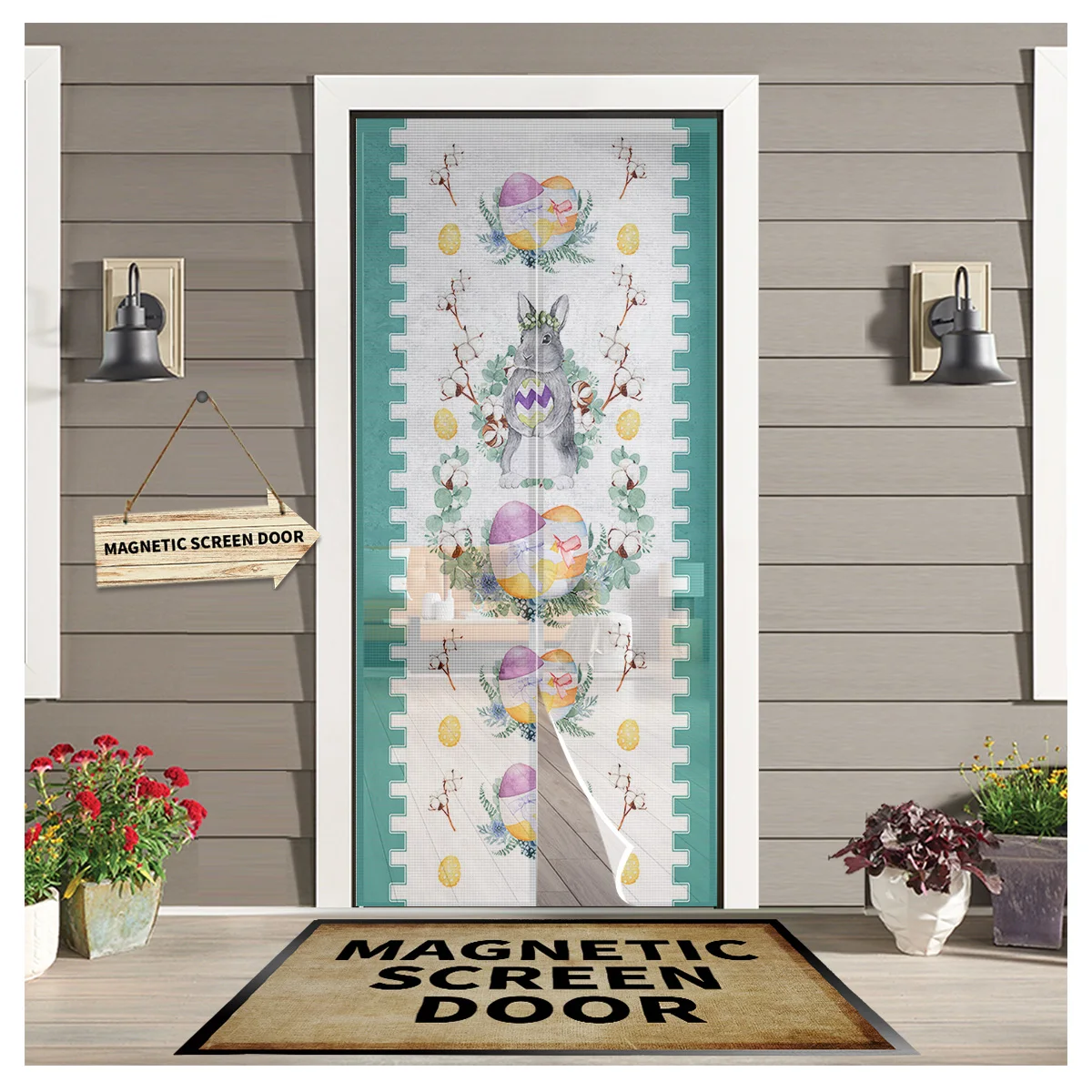 Easter Cotton Egg Bunny Kitchen Curtain Magnetic Mosquito Net Curtains Summer Bedroom Anti Insect Door Curtain
Easter Cotton Egg Bunny Kitchen Curtain Magnetic Mosquito Net Curtains Summer Bedroom Anti Insect Door Curtain