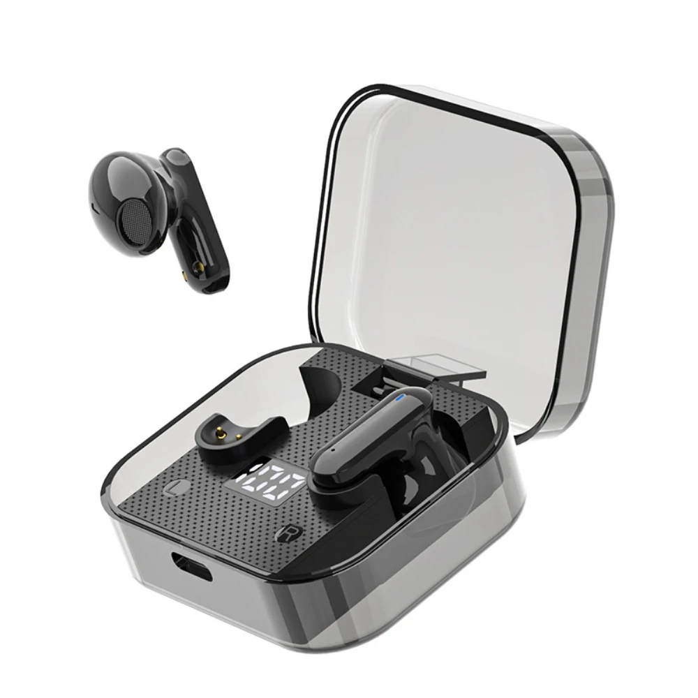 New Long Standby Headphones Power Display Sports Earbuds Bluetooth5.2 Wireless Headsets Phone Accessories Half-in-ear
New Long Standby Headphones Power Display Sports Earbuds Bluetooth5.2 Wireless Headsets Phone Accessories Half-in-ear