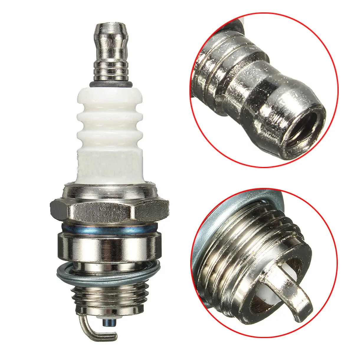1PC 55x22mm Lawn Mower Spark Plug Rep RJ19LM BR2LM For Briggs & Stratton Motors
1PC 55x22mm Lawn Mower Spark Plug Rep RJ19LM BR2LM For Briggs & Stratton Motors