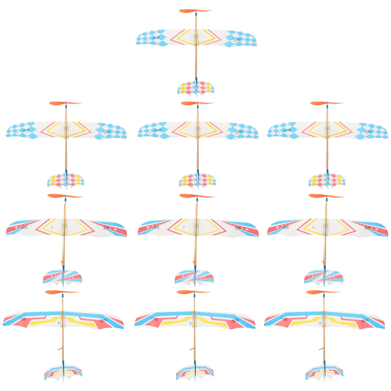 10 Pcs Airplane Model Handmade Toy Aircraft Toys Kids Educational Rubber Band Powered Outdoor Assemble Plaything The train
10 Pcs Airplane Model Handmade Toy Aircraft Toys Kids Educational Rubber Band Powered Outdoor Assemble Plaything The train