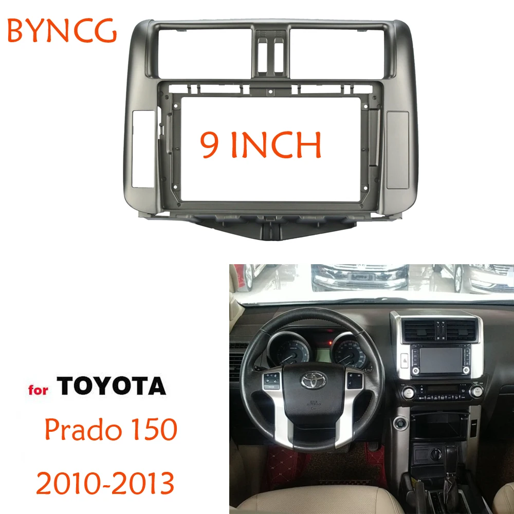 9-дюймовый автомобильный радиоприемник BYNCG 2 Din с пластиковой рамой для TOYOTA Prado TXL 2010-2013 установка DVD GPS Mp5 ABS PC Dash Kit
9-дюймовый автомобильный радиоприемник BYNCG 2 Din с пластиковой рамой для TOYOTA Prado TXL 2010-2013 установка DVD GPS Mp5 ABS PC Dash Kit