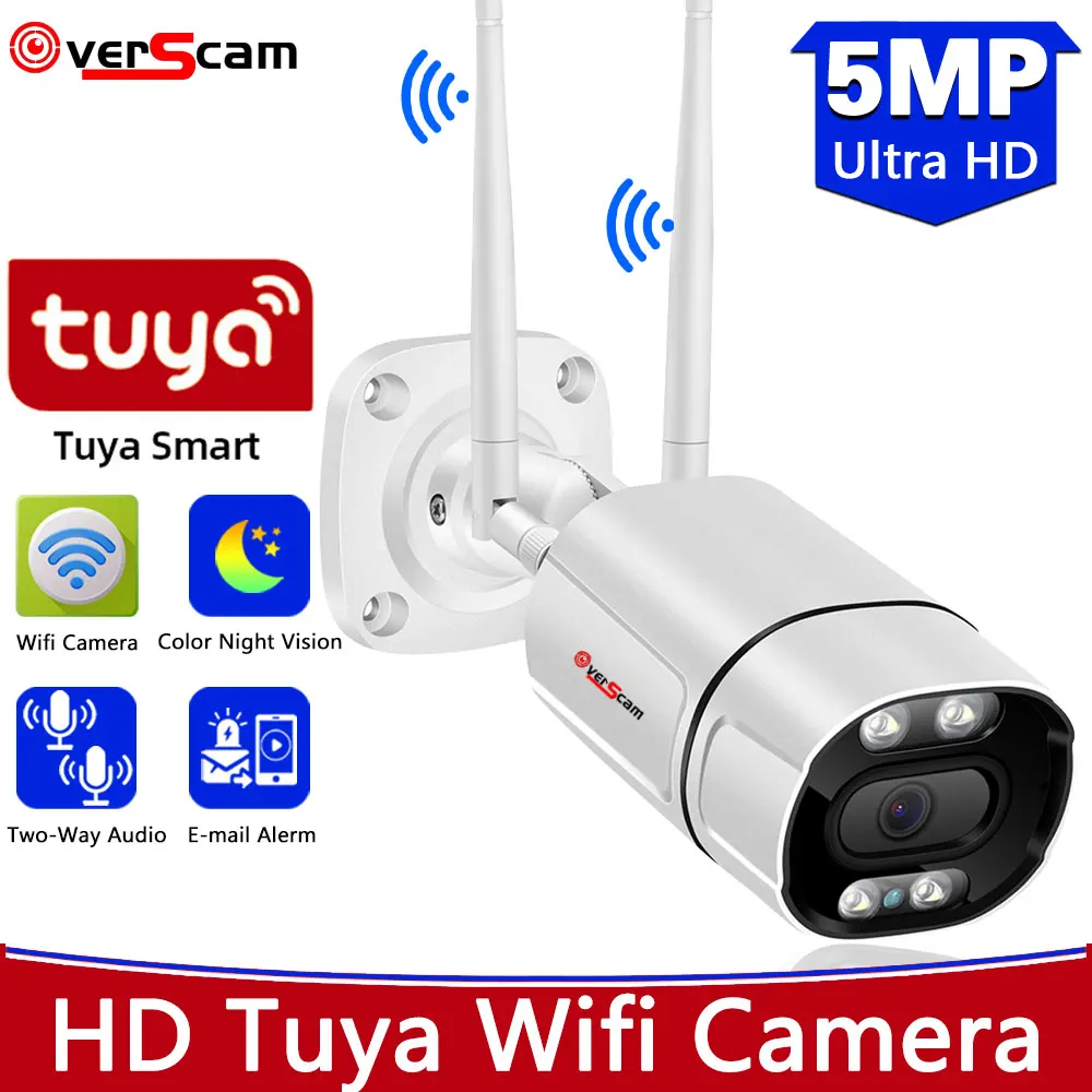 Bullet Outdoor WIFI IP Camera IR Infrared Night Vision CCTV Camera Video Surveillance Tuya Smart Life Home Security Camera TF
Bullet Outdoor WIFI IP Camera IR Infrared Night Vision CCTV Camera Video Surveillance Tuya Smart Life Home Security Camera TF