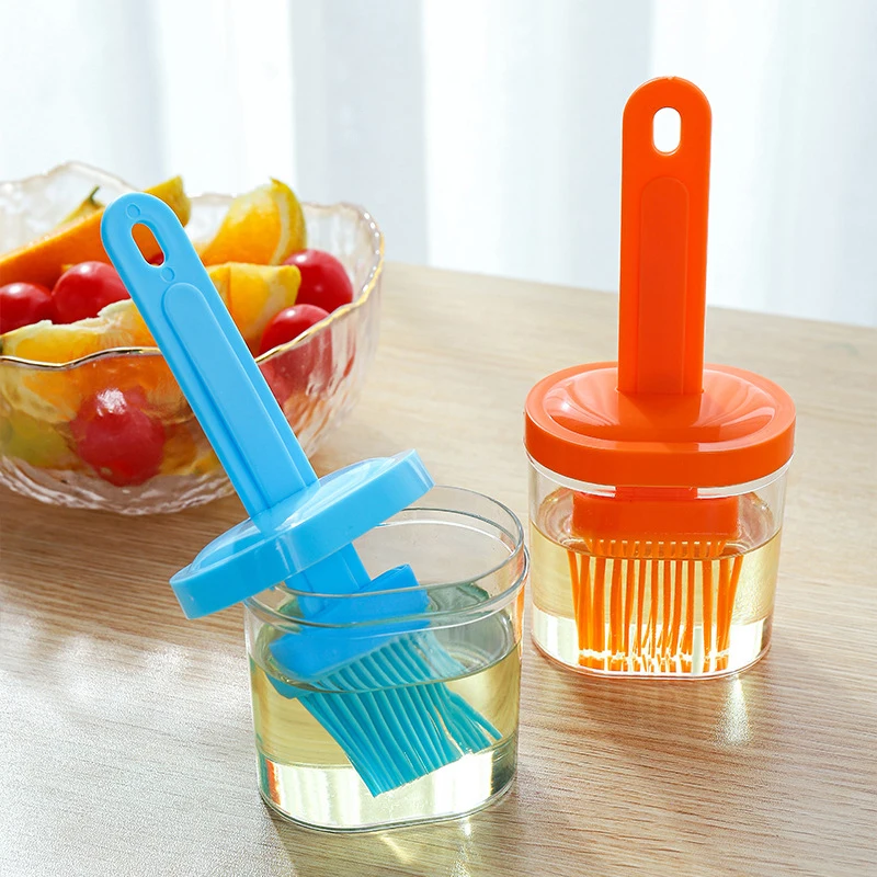 Portable Silicone Oil Brush with Bottle Temperature Resistant Silicone Oil Brush Bbq Cooking Tool Barbecue Camping Accessories
Portable Silicone Oil Brush with Bottle Temperature Resistant Silicone Oil Brush Bbq Cooking Tool Barbecue Camping Accessories