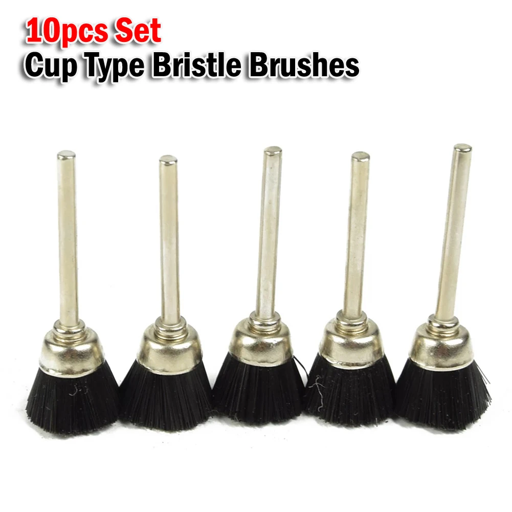 10pcs Bristles Wheel Brushes 3mm Polishing Brush Set For Power Rotary Tool Polishing Brushes Tool Part
10pcs Bristles Wheel Brushes 3mm Polishing Brush Set For Power Rotary Tool Polishing Brushes Tool Part