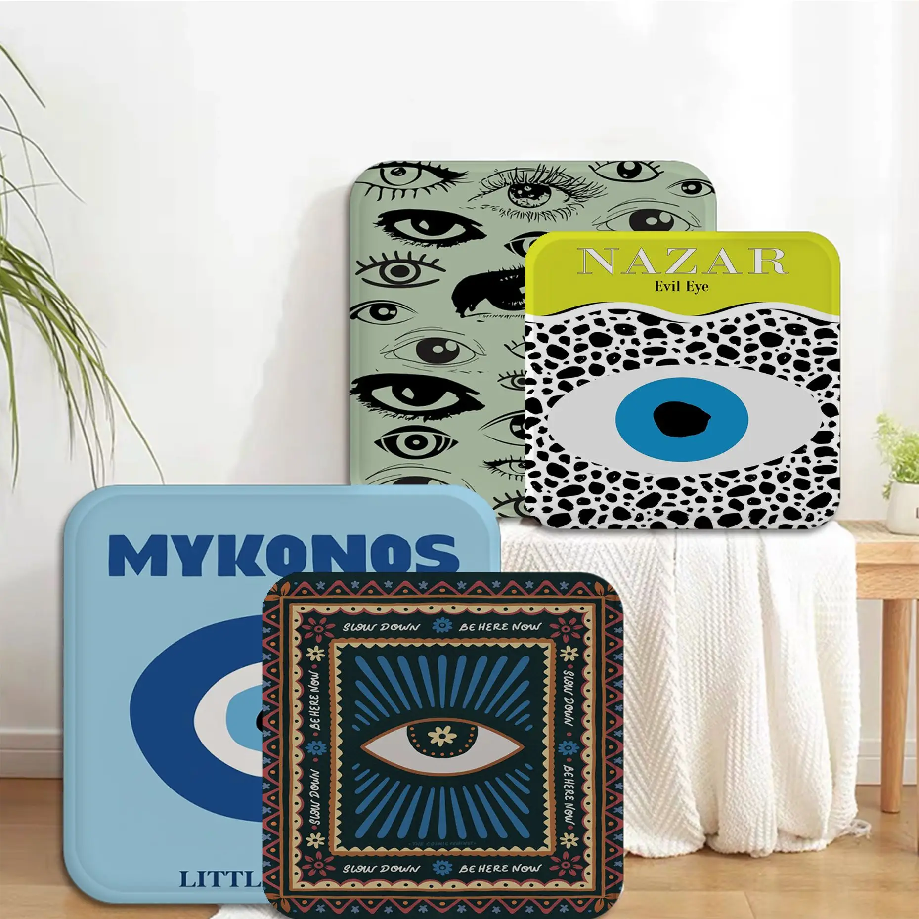 Abstract Eye Shapes Hand Moon Quotes Stool Pad Patio Home Office Chair Seat Cushion Pads Sofa Seat 40x40cm Cushions Home Decor
Abstract Eye Shapes Hand Moon Quotes Stool Pad Patio Home Office Chair Seat Cushion Pads Sofa Seat 40x40cm Cushions Home Decor