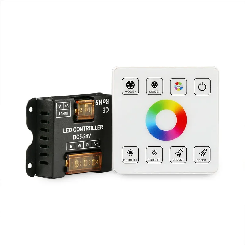 Радиочастотный RGB контроллер DIM/CCT/RGBW/RGBCCT 2.4G
Радиочастотный RGB контроллер DIM/CCT/RGBW/RGBCCT 2.4G