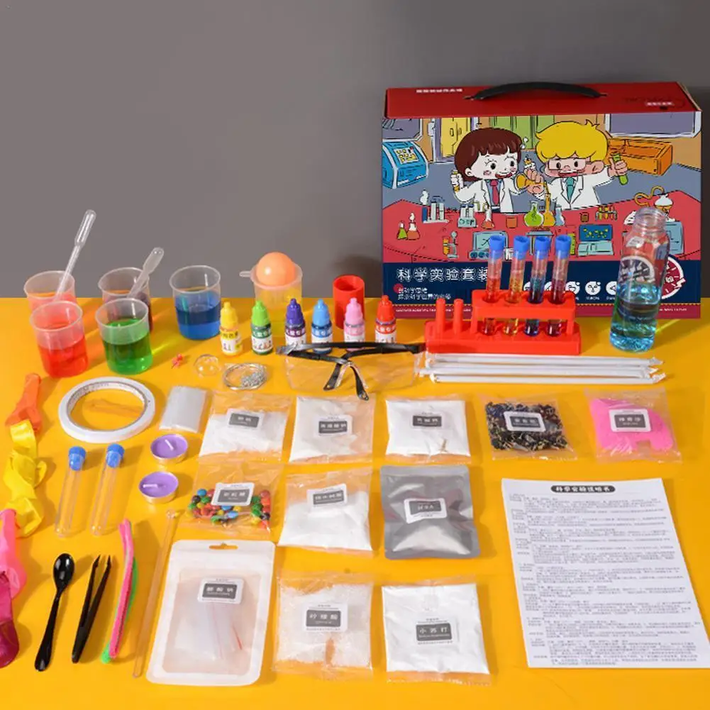 Детский научный лабораторный набор игрушка Детская ролевая игра DIY с