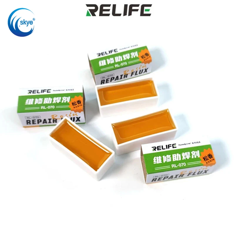 RELIFE RL-070 High-purity Rosin Solder Paste for Welding Mobile Phone Auxiliary Electric Iron Soldering Oil Repair
RELIFE RL-070 High-purity Rosin Solder Paste for Welding Mobile Phone Auxiliary Electric Iron Soldering Oil Repair