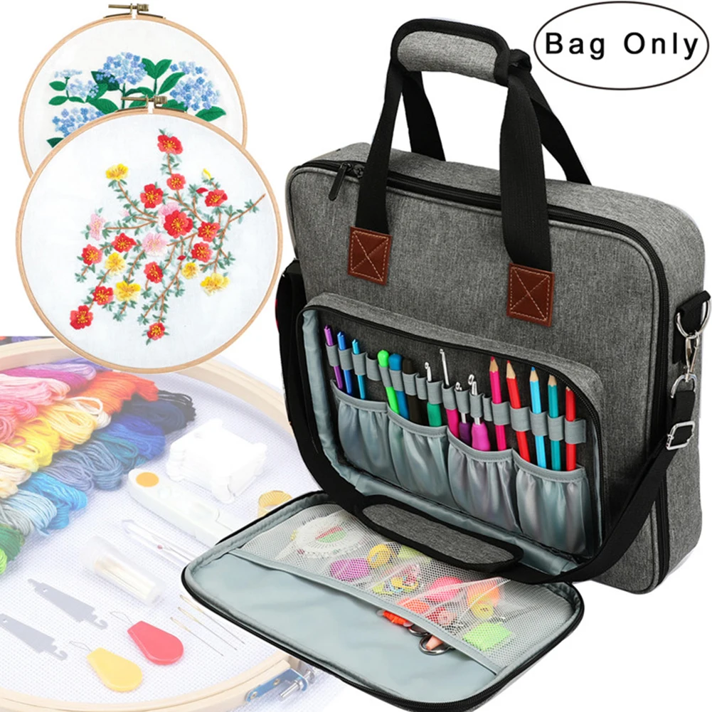 All-In-One Nylon Knitting Storage Bag Wool Tote Crochet Hook Knitting Needle Accessories Crochet Hooks Organiser Holder
All-In-One Nylon Knitting Storage Bag Wool Tote Crochet Hook Knitting Needle Accessories Crochet Hooks Organiser Holder